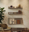 Brushed Luxury Stainless Steel Wall and Magazine Rack