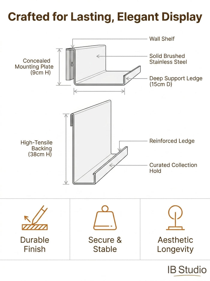 IB Studio Steel Display Shelves 10
